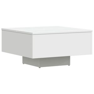 vidaXL Couchtisch Wei&szlig; 60x60x31,5 cm Holzwerkstoff