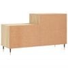 vidaXL Schuhregal Sonoma-Eiche 102x36x60 cm Holzwerkstoff