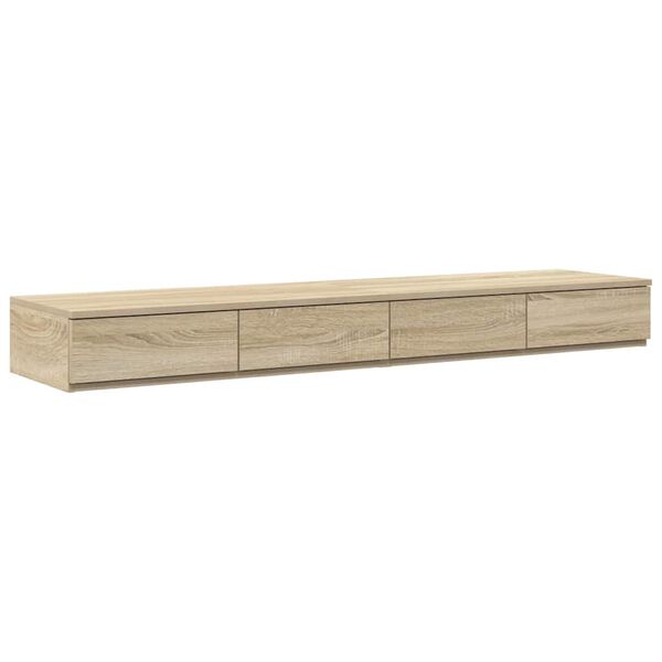 vidaXL Bettschubladen Sonoma-Eiche 150 x 36,5 x 16,5 cm Holzwerkstoff
