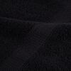 vidaXL Premium Badetücher SOLUND 4 Stk. Schwarz 100x150 cm 600 g/m²