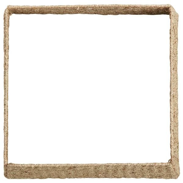 vidaXL Weihnachtsbaumkragen Braun 60 x 60 x 28 cm das Seegras