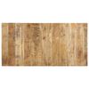 vidaXL Esstisch 180x90x76 cm Raues Mangoholz