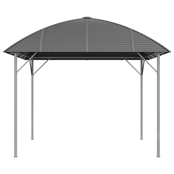 vidaXL Pavillon mit Bogendach 3x4 m Anthrazit