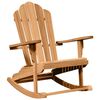 vidaXL Adirondack-Schaukelstuhl 2 pcs Braun 100 x 77 x 99 cm