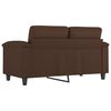 vidaXL 2-Sitzer-Sofa Braun 120 cm Kunstleder
