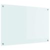 vidaXL Küchenrückwand Weiß 90 x 60 cm Gehärtetes Glas