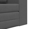 vidaXL Klappsofa Bett Dunkelgrau 148 x 71 x 83 cm Stoff