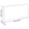vidaXL Kissen Anthrazit 120 x 60 x 12 cm Oxford-Stoff