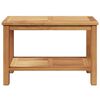 vidaXL Couchtisch Braun 70 x 40 x 45 cm Teak-Massivholz
