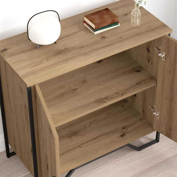 vidaXL Sideboard Artisan-Eiche 78 x 35 x 74.5 cm