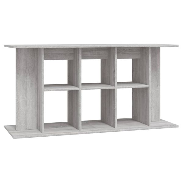 vidaXL Aquariumständer Grau Sonoma 120x40x60 cm Holzwerkstoff