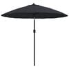 vidaXL Sonnenschirm mit Aluminium-Mast 270 cm Schwarz