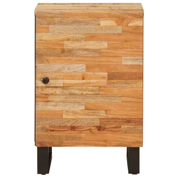 vidaXL Badezimmerschrank Natur 38 x 33,5 x 58 cm Massivholz Mango