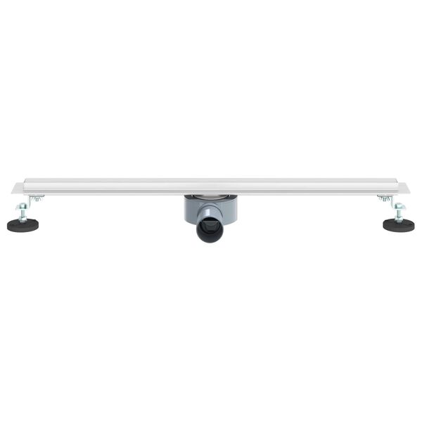 vidaXL 360&deg; Duschablauf mit slim Modell Silber 70 cm Edelstahl 304