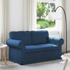 vidaXL Sofa Blau Gesamtabmessungen: 155 x 82 x 80 cm (B x T x H) Samt