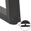 vidaXL Couchtischbeine V-Form 2 Stück Anthrazit 60x(30-31,3) cm Stahl