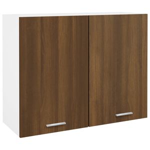 vidaXL H&auml;ngeschrank Lyon Braun Eichen-Optik 80x31x60 cm Holzwerkstoff