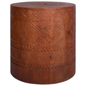 vidaXL Sonnenschirmst&auml;nder 21 kg Braun Massives Mahagoniholz