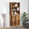 vidaXL Highboard Altholz 69,5 x 34 x 180 cm Holzwerkstoff