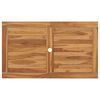 vidaXL Gartentisch Klappbar 120x70x75 cm Massivholz Teak