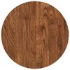 vidaXL Tischplatte &Oslash; 30 x 4 cm Rund Massivholz Eiche Hellbraun