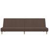 vidaXL Schlafsofa 2-Sitzer Taupe Stoff