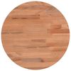 vidaXL Tischplatte &Oslash;30x1,5 cm Rund Massivholz Buche