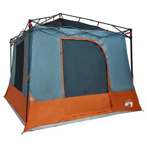 vidaXL Innenzelt 6 Personen Grau und Orange Taft