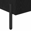 vidaXL Sideboard Schwarz Eichen-Optik 90 x 34 x 80 cm Holzwerkstoff