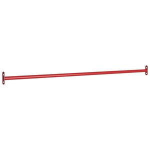 vidaXL Turnstange 125 cm Stahl Rot