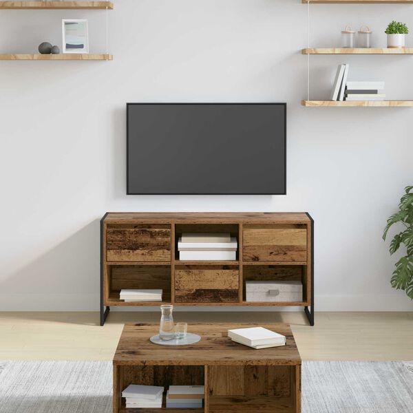 vidaXL TV-Schr&auml;nk Altholz 100 x 36 x 49,5 cm Holzwerkstoff