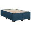 vidaXL Boxspringbett mit Matratze Blau 120x200 cm Samt