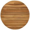 vidaXL Tischplatte &Oslash; 40 x 3,5 Rund Massives Teakholz Natur
