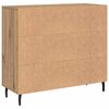 vidaXL Sideboard Artisan-Eiche 90 x 34 x 80 cm Holzwerkstoff