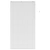 vidaXL Jalousie Wei&szlig; 125 x 250 cm 35 mm Massives Paulownia-Holz
