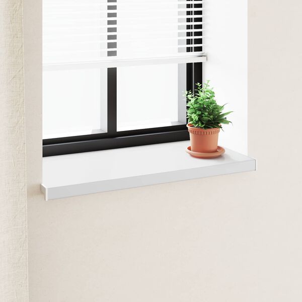 vidaXL Fensterbank Wei&szlig; 60 x 45 x 4,5 cm PVC