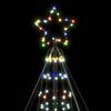 vidaXL LED Weihnachtsbaum 1534 LEDs Mehrfarbig 500 cm