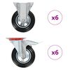 vidaXL 12 Stk. Rollen 160 mm