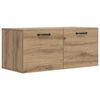 vidaXL Wandschrank Wandhalterung Artisan-Eiche 80 x 36,5 x 35 cm