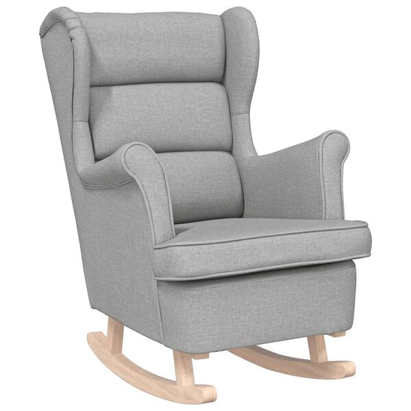 vidaXL Schaukelsessel Wolkengrau 74x90x102 cm Stoff