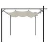 vidaXL Pergola mit Schiebedach Creme 295x292x230 cm