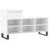 vidaXL Schuhregal Wei&szlig; 102x36x60 cm Holzwerkstoff