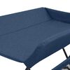 vidaXL Wickeltisch Marineblau Eisen