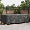 vidaXL M&ouml;belbezug Uni Schwarz 300 x 110 x 70 cm 210D