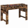 vidaXL Tischfu&szlig;balltisch Ger&auml;ucherte Eiche 125 x 60,5 x 80 cm
