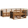 vidaXL Outdoor-Sofagarnitur 6 stk. Natur Massivholz Akazie