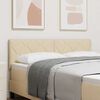vidaXL Kopfteil Creme 144 cm Stoff
