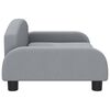 vidaXL Kindersofa Hellgrau 70x45x30 cm Stoff