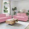 vidaXL | Sofa Set | 2 pcs Rosa 221 x 78 x 80 cm Samt
