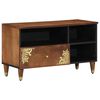 vidaXL TV-Schr&auml;nk Honigbraun 80 x 33 x 46 cm Massivholz Mango